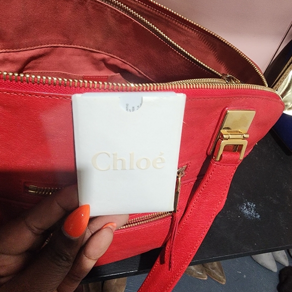 Chloe Red Handbag - Picture 4 of 8
